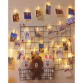 20 Photo Clip Holder LED String lights for Home Decoration. 
