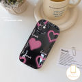 MissConnie For Tecno Spark 10C 20C Go 2023 2024 10 Camon 20 Infinix Hot 10Lite 20i 8 30i 40i POP Hot 12 30 9 10 11 20 10T Play Note 12 G96 30 Pro Smart 7 5 6 Plus Fashion Creative Cute Pink White Black Love English Letter Soft Cover. 