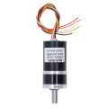 Gear Motor Aluum DC Brushless Speed Reduction Electric Gearbox Motor 24V 1411RPM. 