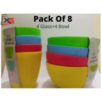 Pack%20of%208%20Imported%20High-Quality%20Unbreakable%20Bowls%20and%20Glass%20-%204%20Imported%20Blows%20and%20Glass%20-%20Imported%20Plastic%20-%20Stylish%20And%20Durable%20Plastic%20Bowls%20and%20Glass%20Set%20-%20Image%202