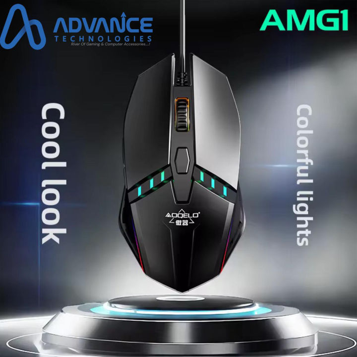RGB LED Gaming Mouse AMG2 – 6 Buttons | PC & Laptop Use