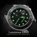 Getups - Luxury and Stylish Watch for Men - Rotatable Bezel - Adjustable Rubber Strap - Heavy Weight Wtches with Branded Box - Casual & Businesses Wear - Stainless Steel & Shockproof Case - Men' Accessories. 