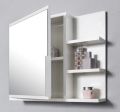 Bathroom Mirror Cabinet with shelves, bathroom mirror, white mirror cabinet. 