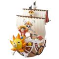 Poppies Muoe One Piece Ship Figure Luffy Model Toy Peripheral Super Cute Mini Boat Zoro Assembled Model One Piece Ship Kid Birthday Gift. 