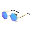 Metal Steam Punk Style Sun Glasses Steampunk Fashion Men Retro Round Sunglasses. 
