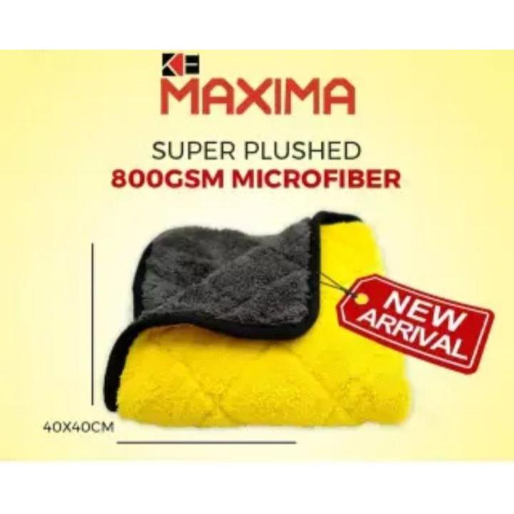 Yellow New Microfiber Towels 40x40