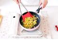 2 in 1 Clever Tongs Non Stick Heat Resistant Kitchen Spatula with Stainless Steel Frame and Heat Resistant Silicone Tong.. 