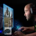 SZMDLX Gaming Mouse, Wired (4800 DPI) (Programmable) (Breathing Light) (Weight Tuning Set) Ergonomic Game USB Computer Mice Gamer Desktop Laptop PC Gaming Mouse with 7 Buttons. 