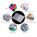 Components Storage Box 18 Slots Multi Functional Transparent Plastic Storage Box Case 18 Grid Adjustable Slots 18 Compartments For Jewelry Parts & Electronic Parts Storage. 