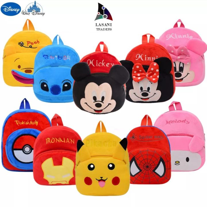 *Small%20Size*%209"%20inches%20Spiderman%20Cartoon%20Character%20Disney%20Kids%20backpack%20-%20Image%202