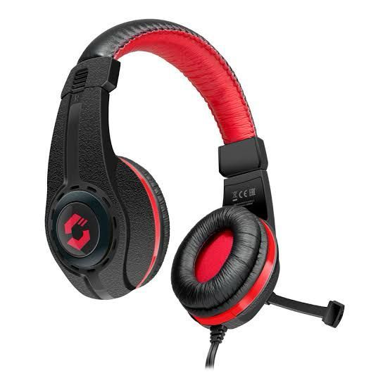 SPEEDLINK Legatos Stereo Gaming Headset with Fold-Away Microphone, Black & Red