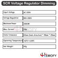 2000 Watt 2000W SCR AC 220V Automatic Dimmer Speed Controller for generator bypass kit Voltage Regulator βoard by Hemofy. 