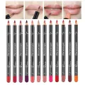 Pack of 6 & 12 Lip Pencils Lipsticks Muticolor Lippencils Dark Shades Matte 12/6Pcs Professional Lip Liner Set, Waterproof Matte Lip Liner Pencil, Smooth Lip Makeup Cosmetic Pen Set. 