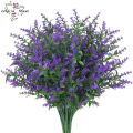Stuffed ToysStuffed Toys, simulated lavender, 5-pronged lavender flowers, plastic grass simulated bouquets, home hotel decoration props. 