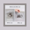 10/20 pcs Disposable Hair Catcher/Drain Sticker/ Shower hair catcher / Mesh Filter for floor Drain/Square Shape. 