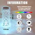 Large Crystal Lamp Rose Light - Crystal Diamond Lamp 16 Colors Changing with Remote Control - Home Decor Touch Control Lamp Fancy Table Lamps for Home Decoration and Gifts. 