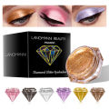 LANGMANNI 6 Colors Diamond Shimmer Liquid Eyeshadow Charming Eyes Make Up Palette Pigment Eye Shadow. 