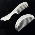 Imitation Silver Comb Anti-Static Long Handle Hair Comb Silver-Plated Massage Meridian Comb Silver Ion Comb Gold Shop Activity Small Gift. 