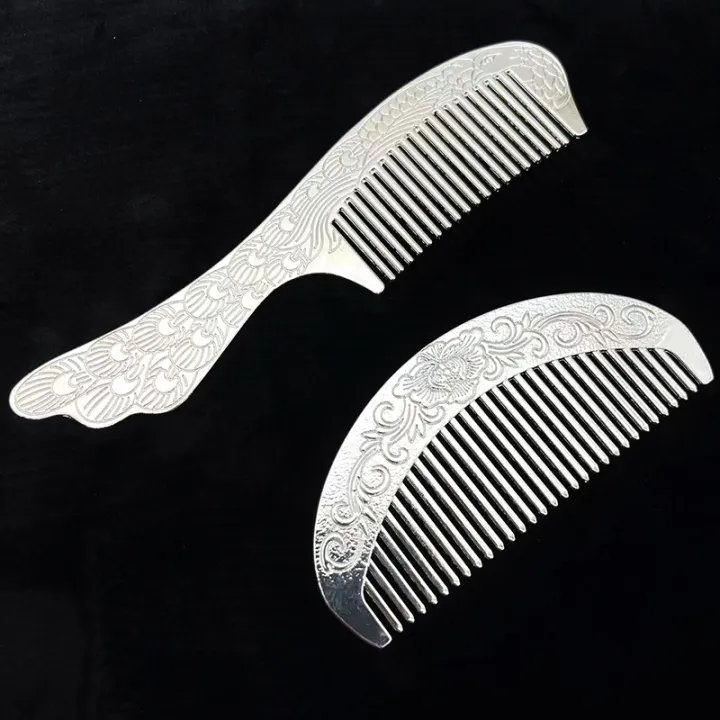 Imitation%20Silver%20Comb%20Anti-Static%20Long%20Handle%20Hair%20Comb%20Silver-Plated%20Massage%20Meridian%20Comb%20Silver%20Ion%20Comb%20Gold%20Shop%20Activity%20Small%20Gift%20-%20Image%204