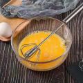 2024 New Stainless Steel Semi-Automatic Whisk,Automatic Whisk Mixer Stirrer Tool, Hand Push Mixer Stirrer Kitchen Gadgets for Blending, Whisking, Beating. 