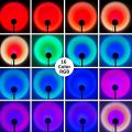 Remote Control RGB Sunset Lamp Projector 16 Colors Changing RGB | Mobile Photography Backgrounds Accessories Lighting Kit Wallpaper. 