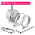 2 Pcs Flag Pole Rings Flag Pole Clips Flag Mounting Rings 1 Inch. 