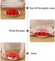 SP Dealz Fresh Keeping Bags Plastic Sealing Bags Food Cover Elastic Stretch Adjustable Bowl Lids Reusable Universal Kitchen Wrap Fresh Keeping Caps to Put on Plates and Bowls (20,50,100}. 