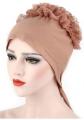 Hijab Turban Arabic Head Scarf Flower Women Chemo Cap Bandana For Women. 