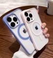 Phone Case For Apple iPhone 8,Magsafe Magnetic Wireless Charging Matte Transparent Acrylic Hard Cover. 