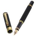 Classic Dragon Crystal Diamond Pen Elegant Design Writing Smooth Fountain Pen Black Classic Pen Office. 