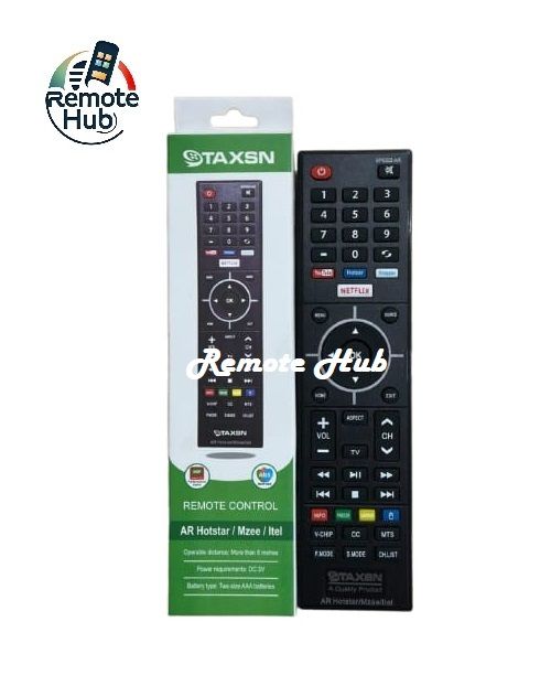Hotstar & Mzee & Itel Smart Led TV remote control | Daraz.pk