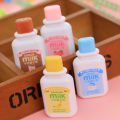 Milk Bottle White Out Corrector Correction Tape Diary Stationery School Supply. 