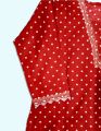 Girls Kurti Poly Cotton stuff in Red color girls kurta. 