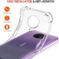 For Nokia G20 / Nokia G10 Back Cover Shockproof Transparent Soft TPU Silicone Protector Phone Case with Shock Absorption Bumper Corners. 