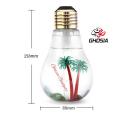 LED Lamp Air Water Mist Humidifier Bulb Air Freshener Beautiful Mini Lam Style Night Light Humidifier Bulb KN-33. 