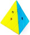 Pyramid Cube 3x3 High Speed Stickerless Triangle Puzzle - Multicolour. 