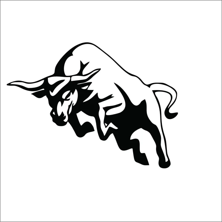Beautiful%20bull%20wall%20art%20sticker,%20Car%20decor%20wall%20art%20sticker,%20Black%20Flying%20jump%20bull%20sicker%20Vinyl%20decor%20-%20Image%207