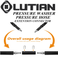 LUTIAN -  Extention Connector of Pressure Hose for High Pressure Washer. 