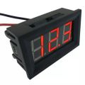 Digital Voltmeter DC 4.5V to 30V Digital Volt Meter Voltage Panel Meter Battery Volt Meter Red For 6V 12V 24V 28V 30V Electro mobile Motorcycle Car. 