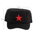 Military Cap Red Star Embroidery Cap Military Hat Army Green Flat Hats For Men Women Vintage Bone Male Female Army Sun Hat. 