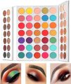 Beauty Glazed Professional Makeup 63 Colours eyeShadow Palette Powder With Profession Makeup Brushes Set and Powder Blender Gorgeous Me Cosmetics Perfect Color eye Shadow Tray Set. 
