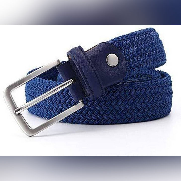 Blue Stretchable Elastic Belt - Unisex