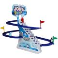 Toy Jolly Penguin Race and slide with Music. 