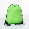 1pc Drawstring Backpack Bag with Reflective Strip String Backpack Cinch Sacks Bag Bulk for School Yoga Sport Gym Traveling. 