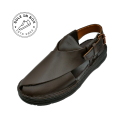 Punto Zero Brown Leather Peshawari Chappal. 
