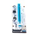 008S PCIe Risers for Graphic Cards Games 1x To 16x Extender Riser Card Adapter USB 3.0 with 60CM USB cable. 
