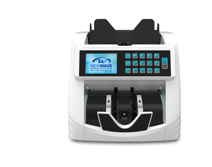 Newwave Latest Technology Top Loading Mix Value/Cash/Money/Bill/Multi Currency Counting Machine With 100% Note Detection / Single Denomination , Batching, Adding Function NW-990 One Year Warranty In Pakistan