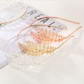 Baroque Metal Gold Leaf Headband Leaves Headpiece Tiara Hairband For Women Forehead Hair Jewelry Wedding Headwear. 