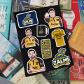 25pcs PSL CRICKET sticker pack for cricket psl pakistani sports event tournament babar azam asif ali harris rovman powell. 
