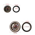 Baby Trolley Accessories Rubber Baby Stroller Wheel Tyre Stroller Replacement Durable Stroller Spare Part Pram Accessories Silent Bearings Pushchair Tire for Babyzenes Yoyo Yoya YuYu Infant Carriage Baby Pram. 